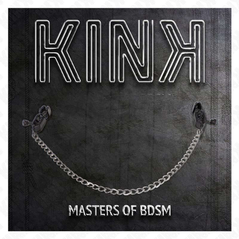 KINK - MORSETTI PER CAPEZZOLI A CATENA PIATTA ARGENTO 30 CM - immagine 5