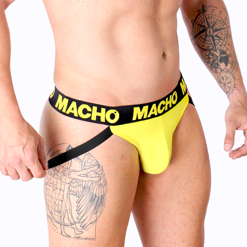 MACHO - MX25A JOCK AMARILLO LYCRA S - immagine 2