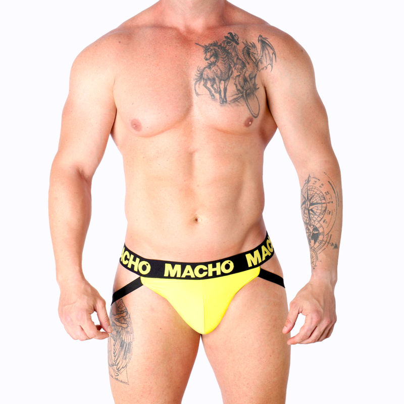 MACHO - MX25A JOCK AMARILLO LYCRA S - immagine 5
