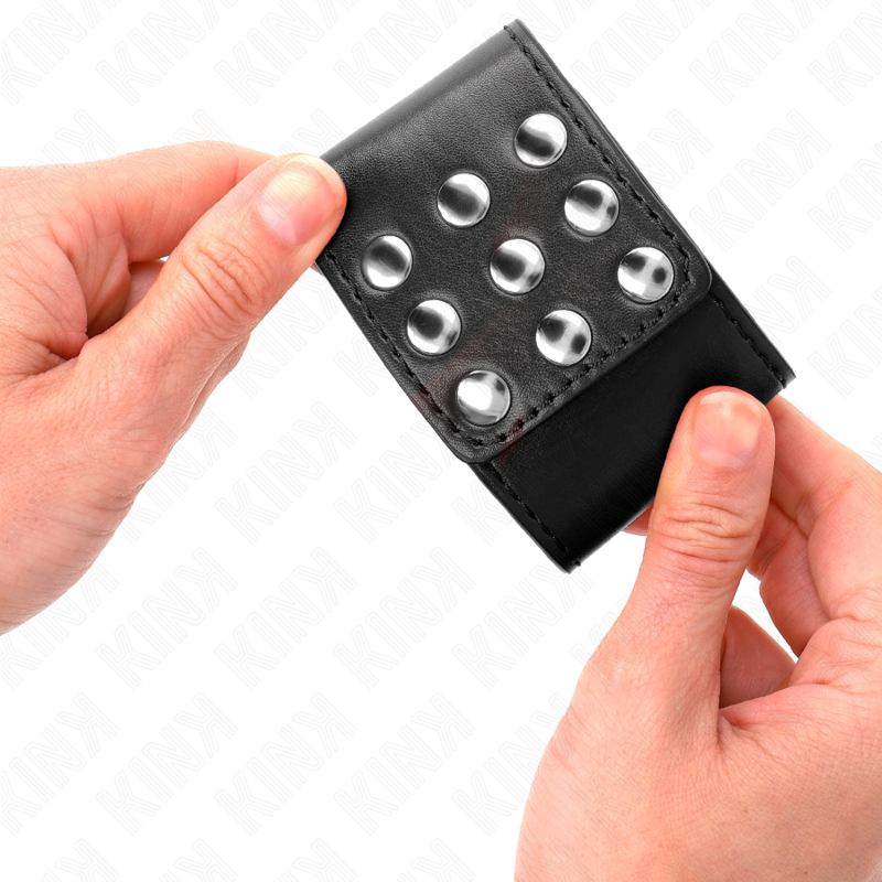 KINK - RESISTENZA DA POLSO CON CHIUSURA A SCATTO NERA REGOLABILE 19-24 CM X 5,5 CM - immagine 3