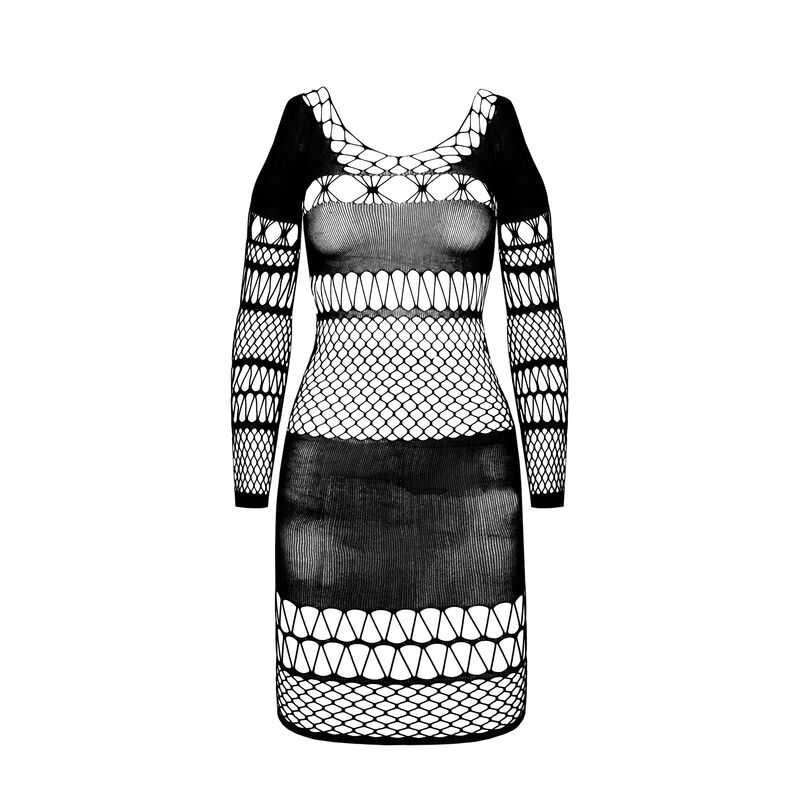 PASSION - BS 105 BODYSTOCKING BIANCO TAGLIA UNICA - immagine 3