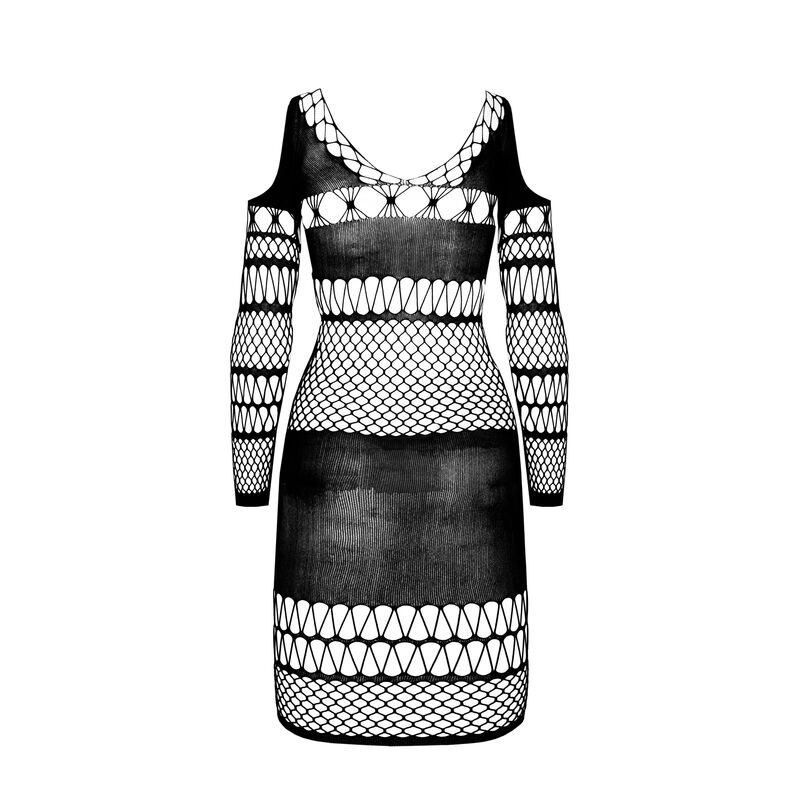 PASSION - BS 105 BODYSTOCKING BIANCO TAGLIA UNICA - immagine 4