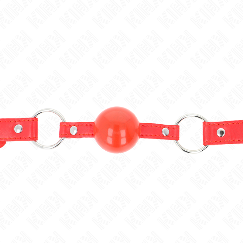 KINK - BALLA IN TPE 4 CM CON SERRATURA ROJO 60 x 2 CM - immagine 3
