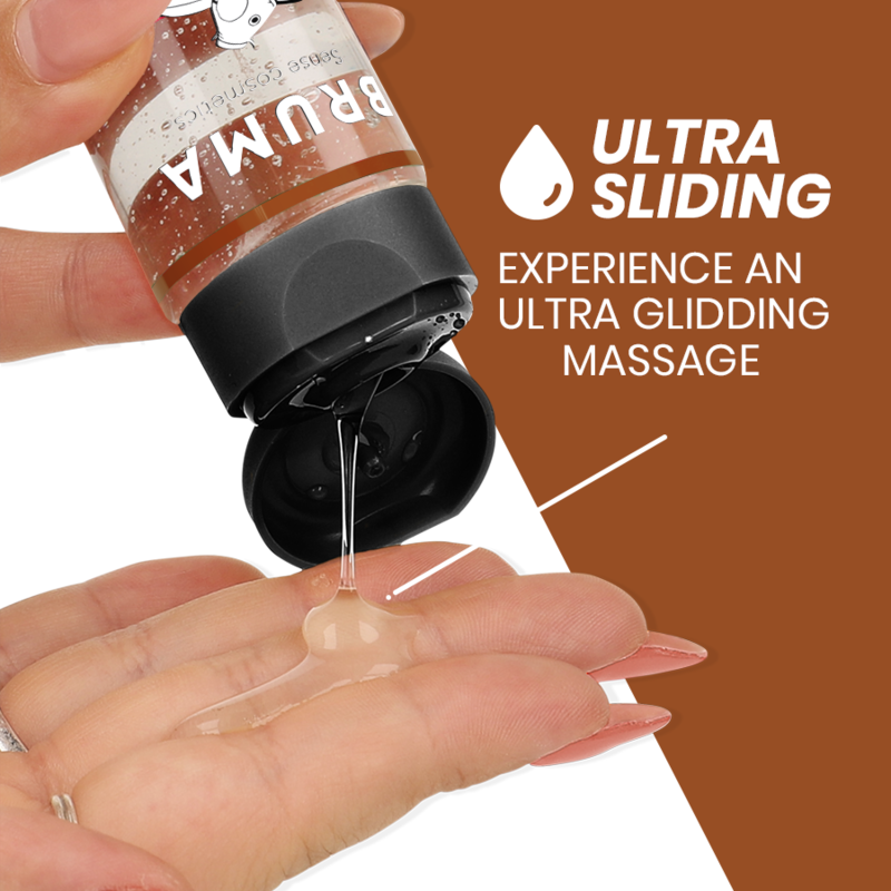 BRUMA - OLIO DA MASSAGGIO PREMIUM EFFETTO CALORE SAPORE CUPACKE 3 IN 1 - 100 ML - immagine 2