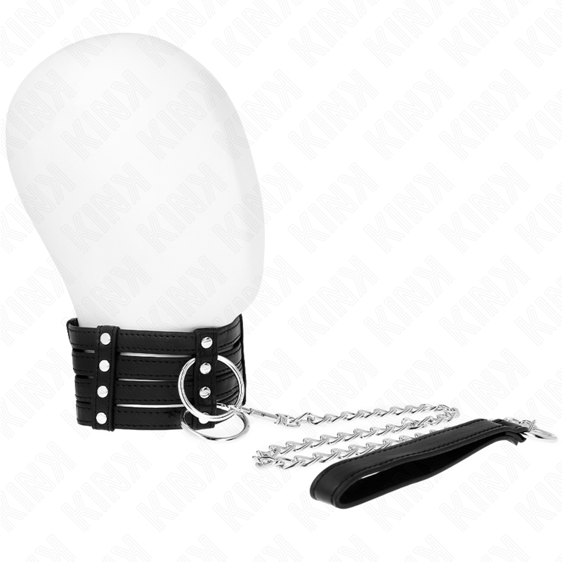 KINK - COLLANA CON CINTURA 65 CM STILE SUB REGOLABILE 35-51 CM X 7 CM - immagine 2