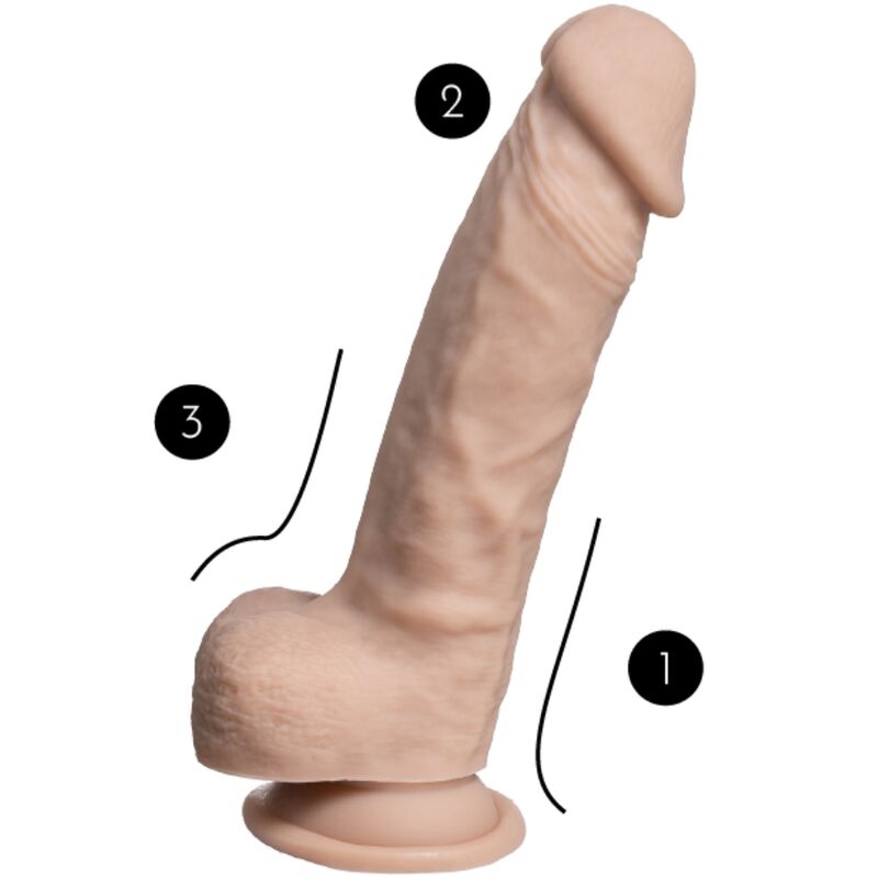 SILEXD - MODELLO 1 PENE REALISTICO PREMIUM SILEXPAN SILICONE 21.5 CM - immagine 5