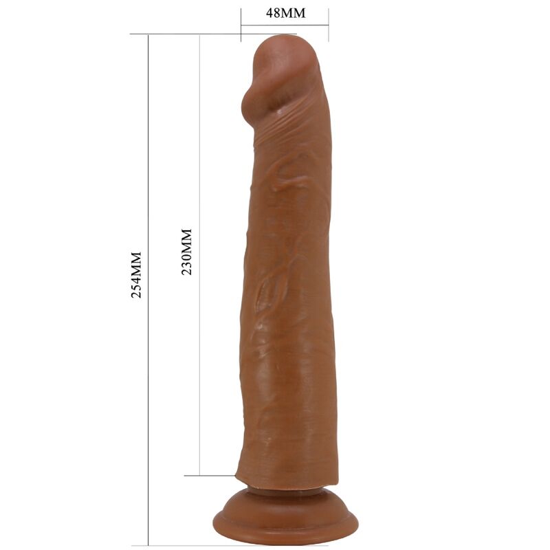 PRETTY LOVE - SHARIFE DILDO REALISTICO 25 CM MARRONE - immagine 5