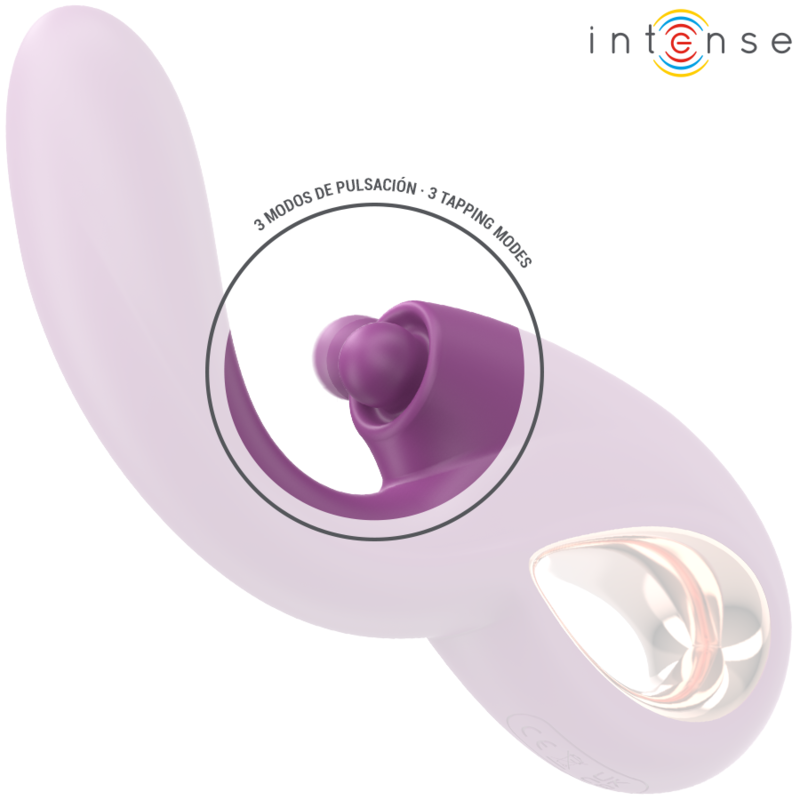 INTENSE - LALI VIBRATORE MULTIFUNZIONE PUNTO G TAPPING THRUST VIBRATION VIOLA - immagine 2