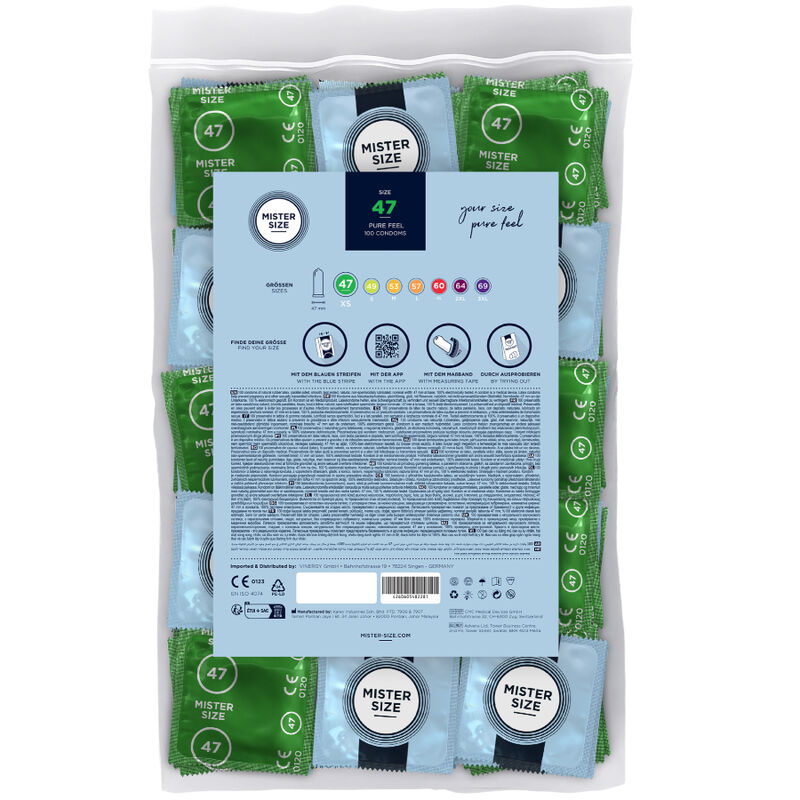 MISTER SIZE - PRESERVATIVO TAGLIA XS 47 MM (100 UNITÀ) - immagine 2