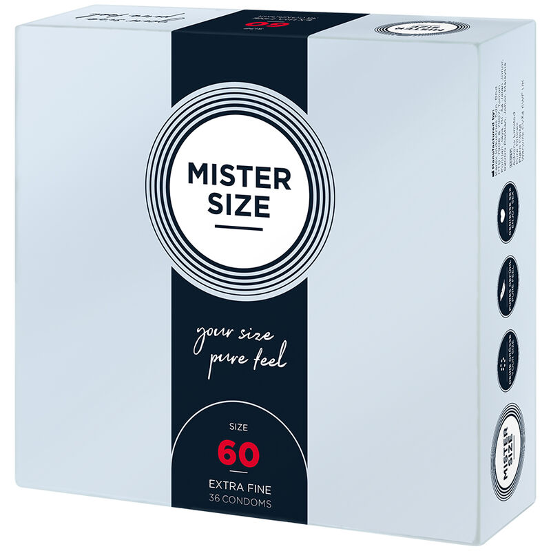 MISTER SIZE - PRESERVATIVO TAGLIA XL 60 MM (36 UNITÀ) - immagine 2