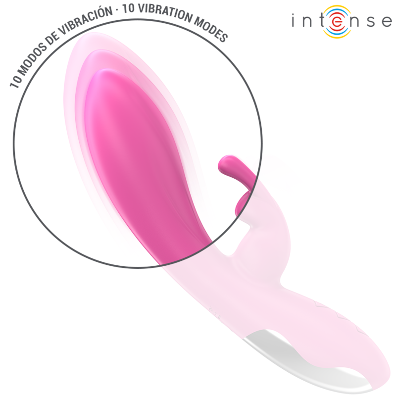 INTENSE - VIBRATORE RANDALL RABBIT 10 VIBRAZIONI ROSA - immagine 5