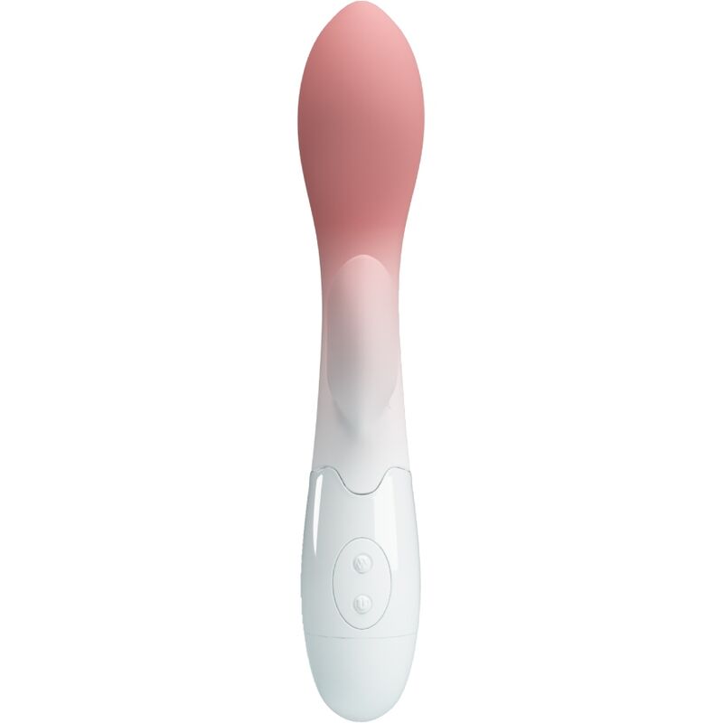 PRETTY LOVE - VIBRATORE PUNTO G LUMINOSO + STIMOLATORE CLITORIDEO 30 VIBRAZIONI ROSA - immagine 2