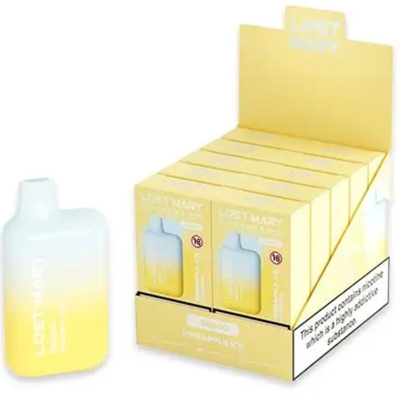LOST MARY - BM600 NICOTINA VAPER 2% MONOUSO ANANAS GHIACCIO - immagine 2