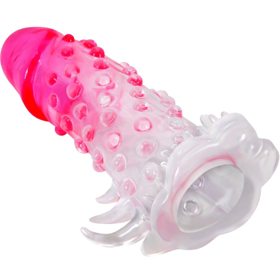 PRETTY LOVE - GUAINA DI ALLARGAMENTO REALISTICA WILFORD CON PENE RILIEVO ROSA - immagine 2