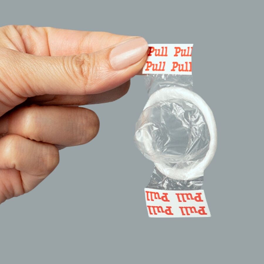 UNIQ - PRESERVATIVI SENZA LATTICE CON STRISCE 3 UNITÀ - immagine 3