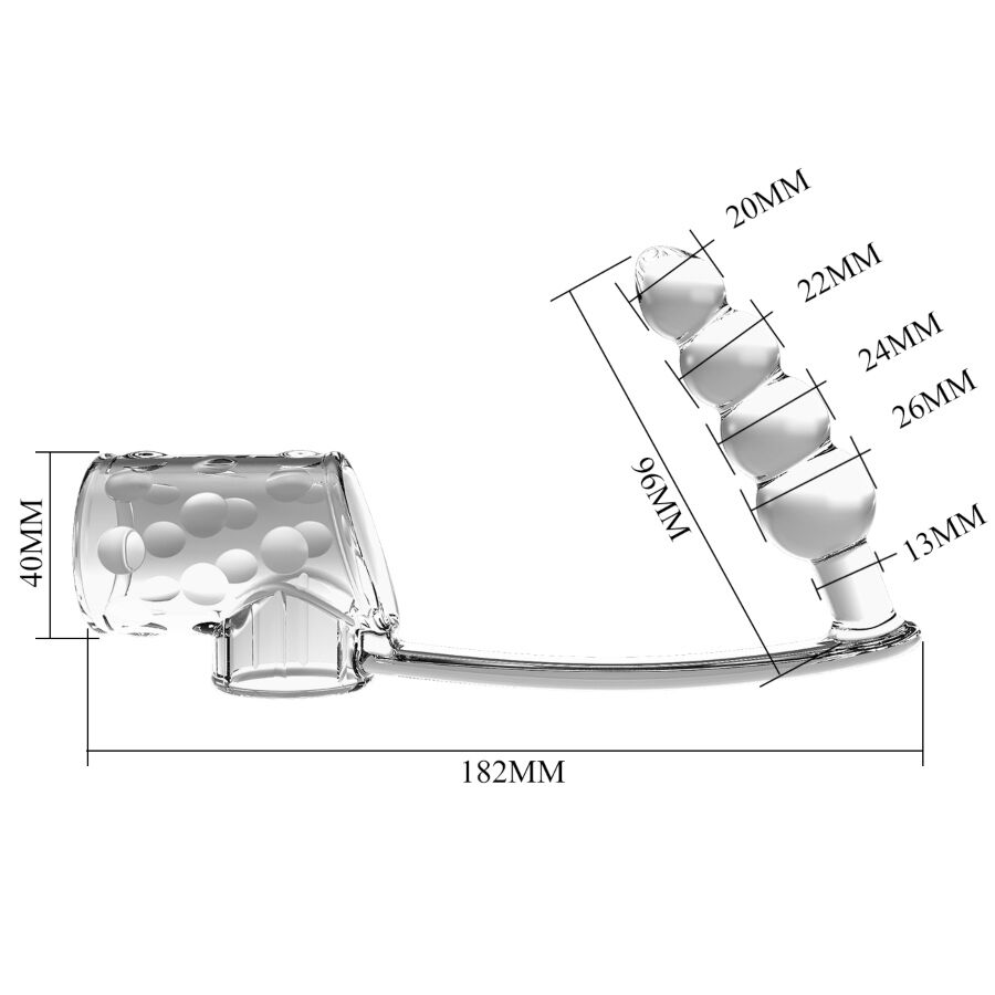 PRETTY LOVE - GUAINA PER PENE CON TAPPO ANALE TRASPARENTE - immagine 5