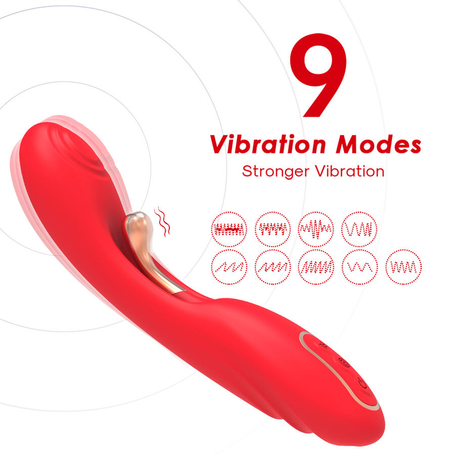 ARMONY - VIBRATORE CON LINGUA OSCILLANTE ROSSO - immagine 4