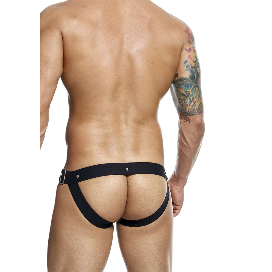 MOB - DNGEON JOCKSTRAP NERO A PRESSIONE TAGLIA UNICA - immagine 4