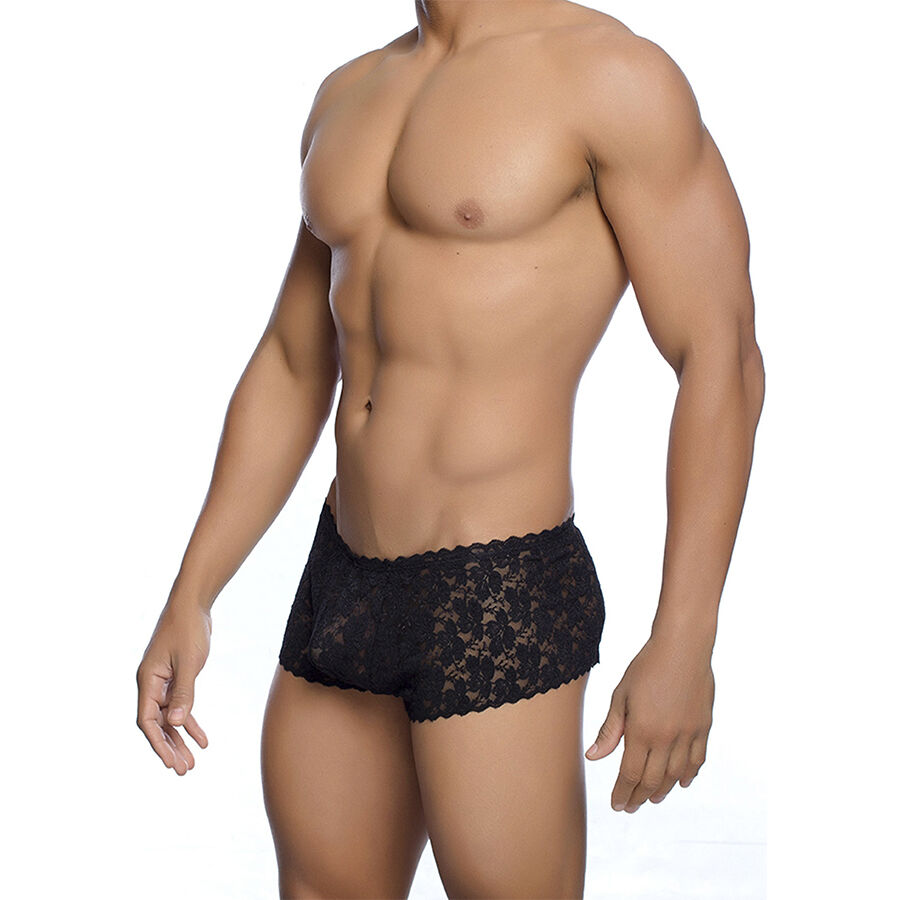 MOB - BOXER ENCAJE NEGRO TALLA S/M - immagine 2