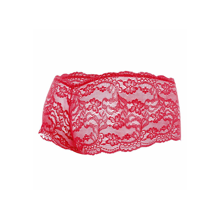 MOB - BOXER ENCAJE ROJO TALLA S/M - immagine 5