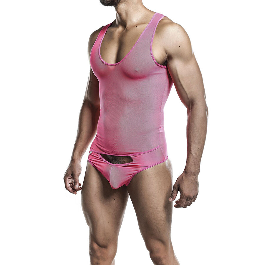 MOB - BODYSHEER TRANSPARTE ROSA TALLA S/M - immagine 2