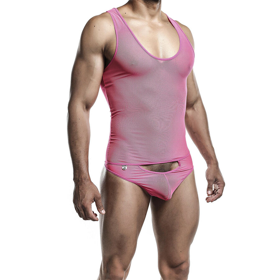 MOB - BODYSHEER TRANSPARTE ROSA TALLA S/M - immagine 3