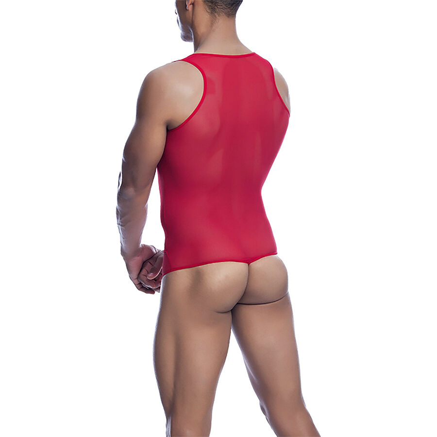 MOB - BODYSHEER TRANSPARTE ROJO TALLA S/M - immagine 3