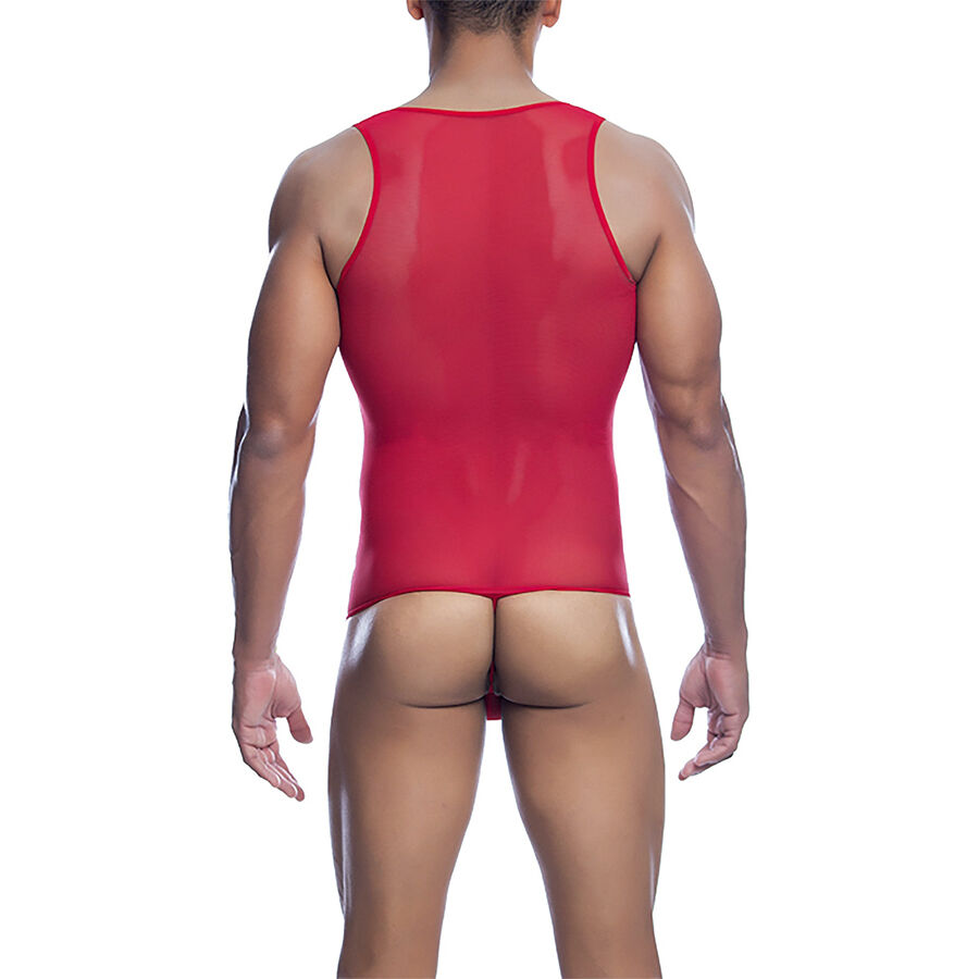 MOB - BODYSHEER TRANSPARTE ROJO TALLA S/M - immagine 4