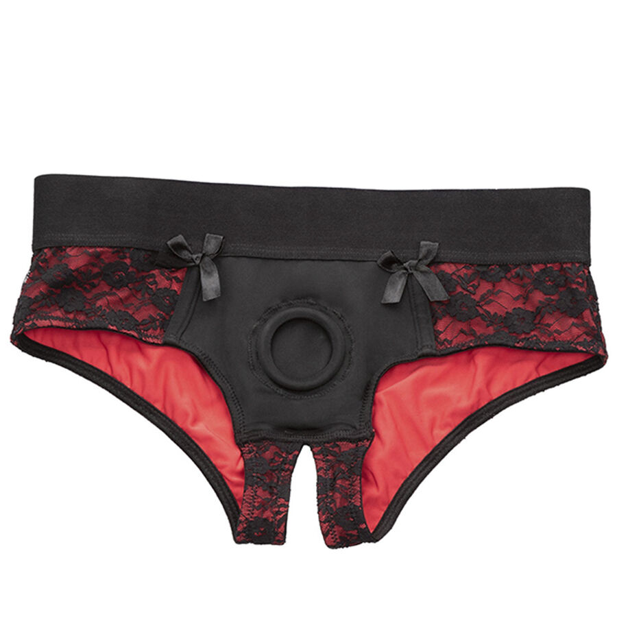 CALEXOTICS - SCANDAL SET DE BRAGUITAS SIN ENTREPIERNAS CON DIDLO TALLA S/M - immagine 2