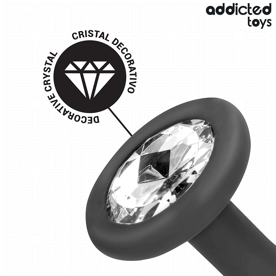ADDICTED TOYS - SET DI 3 TAPPI ANALI CON GIOIELLO - immagine 3