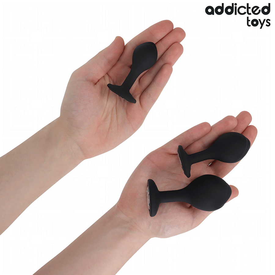 ADDICTED TOYS - SET DI 3 TAPPI ANALI CON GIOIELLO - immagine 5