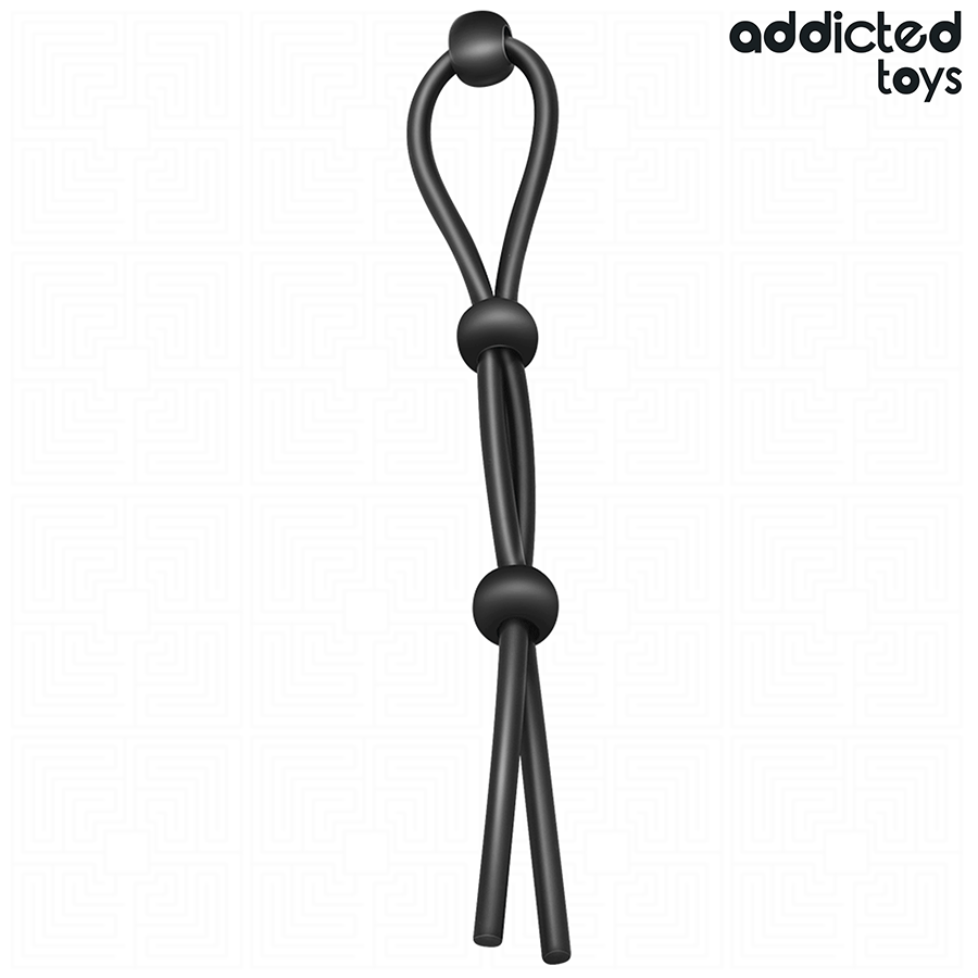 ADDICTED TOYS - CORDA IN SILICONE PER IL PENE A TRIPLO ANELLO - immagine 2