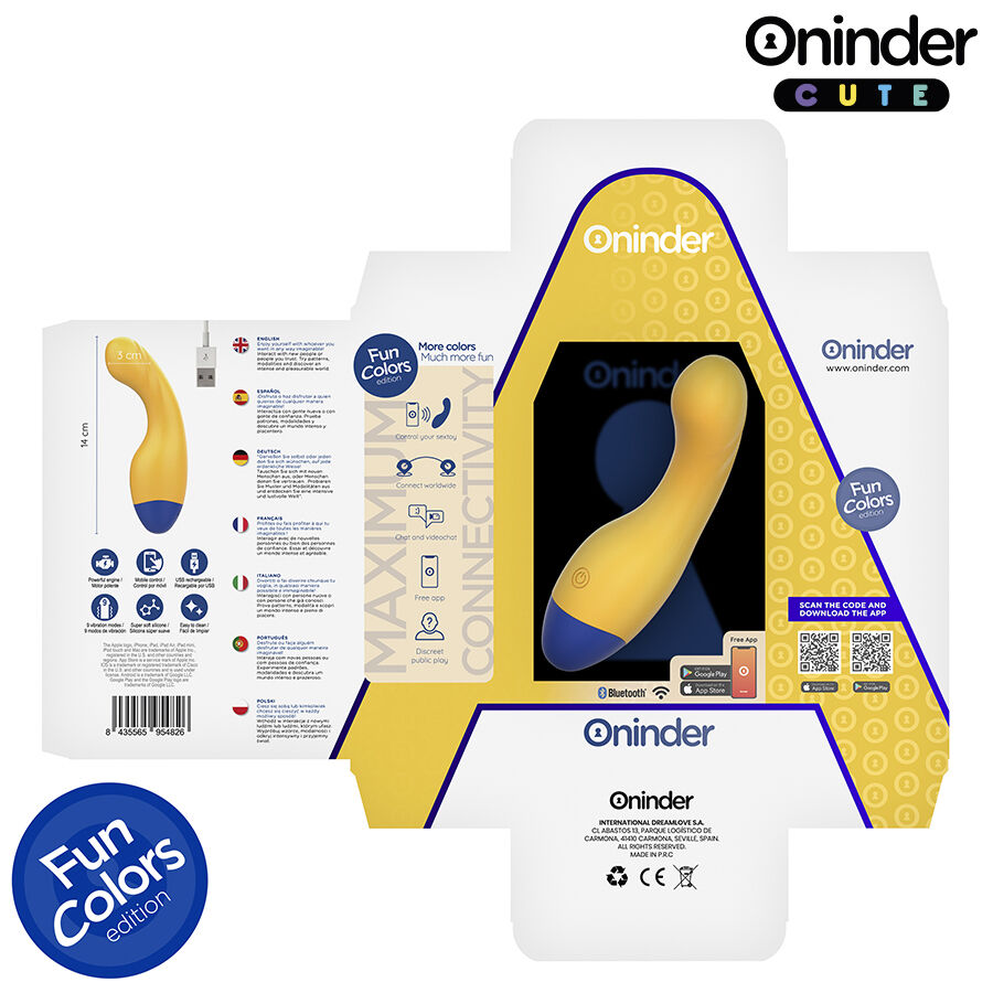 ONINDER CUTE - VIBRATORE PUNTO G LOVE BUDDY MASTER - APP GRATUITA IN TUTTO IL MONDO - immagine 5