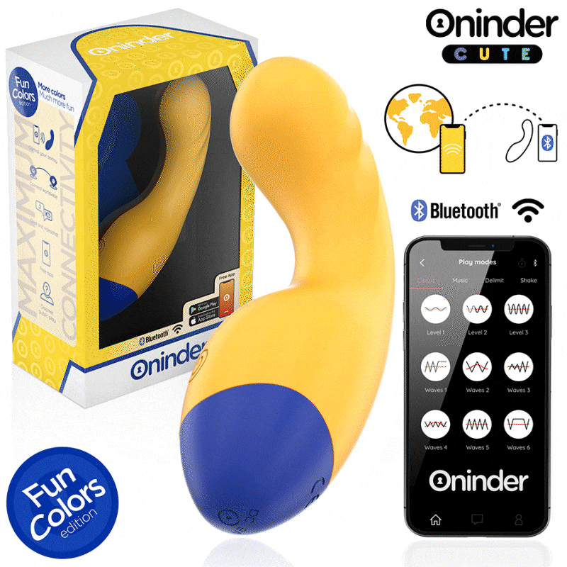 ONINDER CUTE - VIBRATORE PUNTO G LOVE BUDDY MASTER - APP GRATUITA IN TUTTO IL MONDO - immagine 2