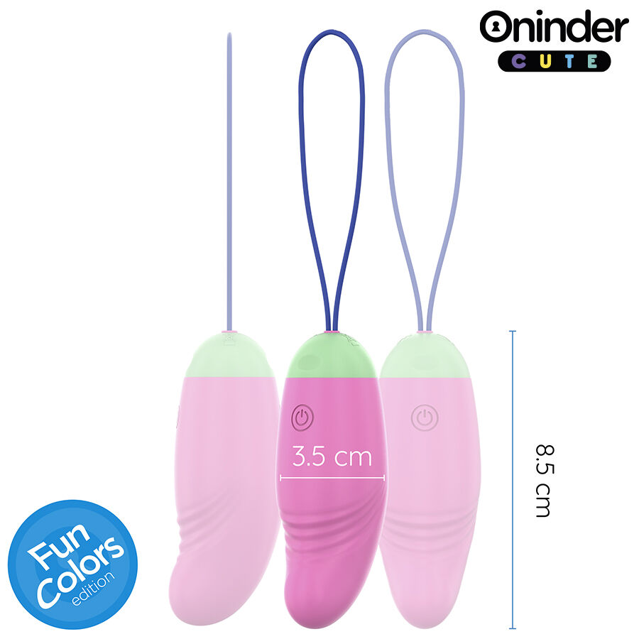 ONINDER CUTE - UOVO VIBRO-ROTANTE IN SILICONE 360° PER AMORE E PIACERE - APP GRATUITA IN TUTTO IL MONDO - immagine 4