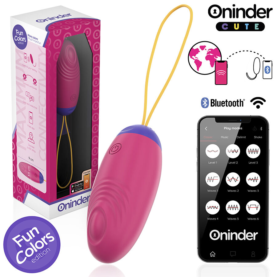 ONINDER CUTE - UOVO IN SILICONE CON VIBRO-ONDA E PIACERE - APP GRATUITA IN TUTTO IL MONDO - immagine 3