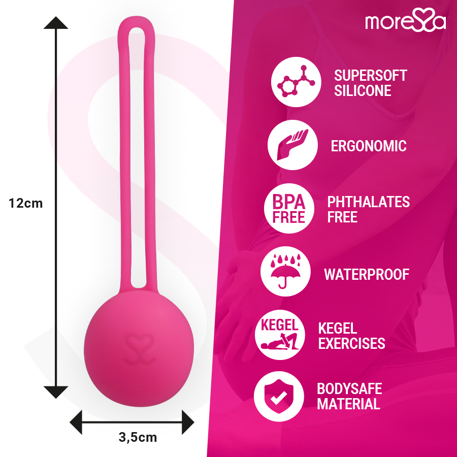 MORESSA - OSIAN ONE PREMIUM SILICONE ROSA - immagine 4