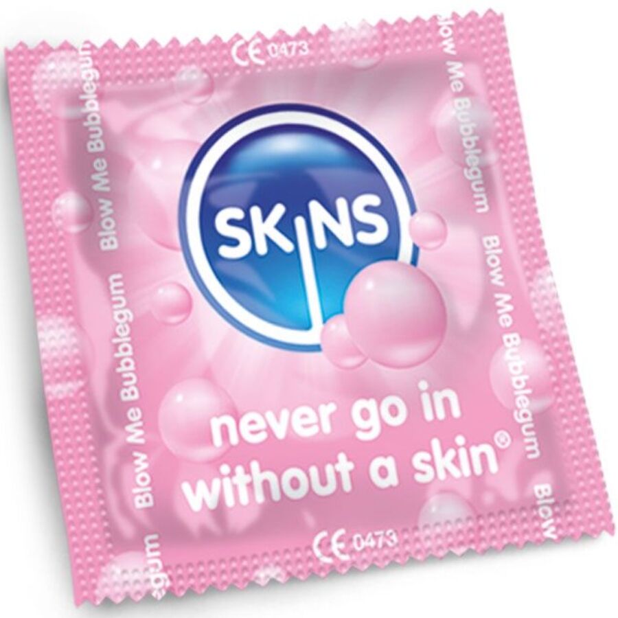 SKINS - BUBBLEGUM PREMIUM CONDOM CONFEZIONE DA 4 - immagine 3