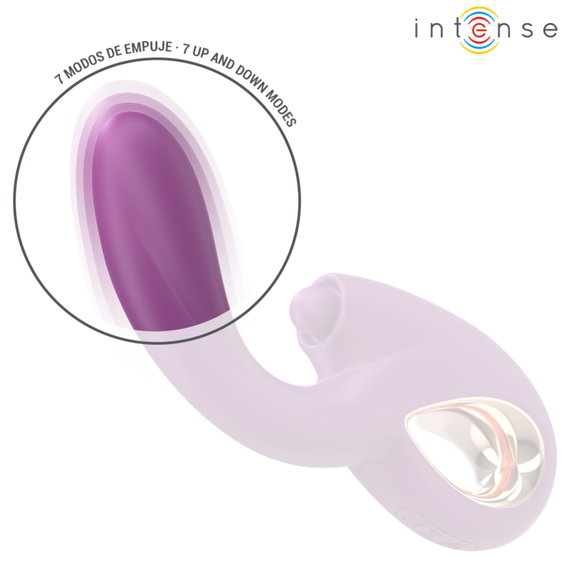 INTENSE - LALI VIBRATORE MULTIFUNZIONE PUNTO G TAPPING THRUST VIBRATION VIOLA - immagine 5