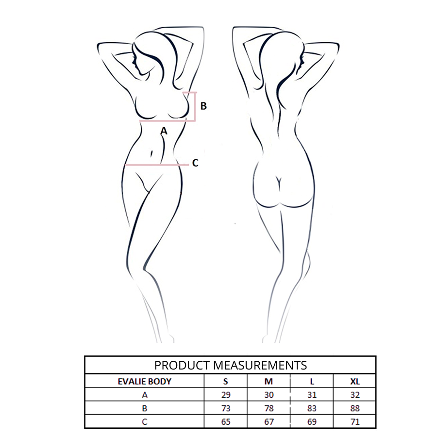 PASSION - EVALIE BODY BIANCO S/M - immagine 4