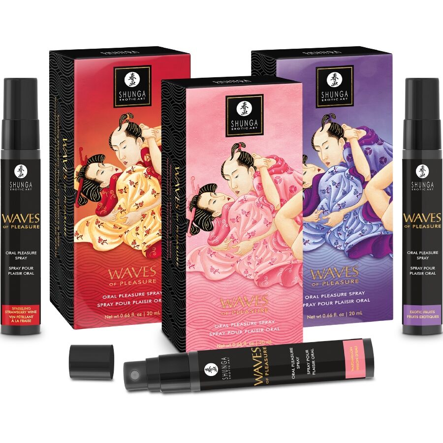 SHUNGA - WAVES PLEASURE SPRAY ORALE SEDUCENTE FRUTTI ESOTICI 20 ML - immagine 5