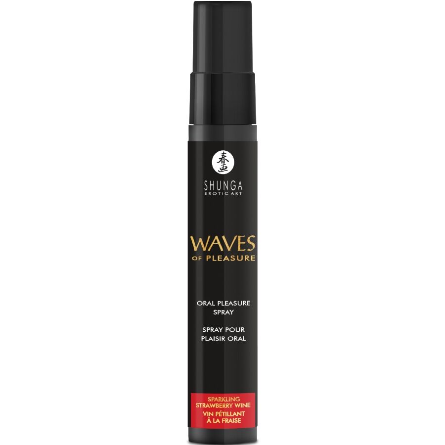 SHUNGA - WAVES PLEASURE SPRAY ORALE SEDUCENTE FRAGOLA 20 ML - immagine 2