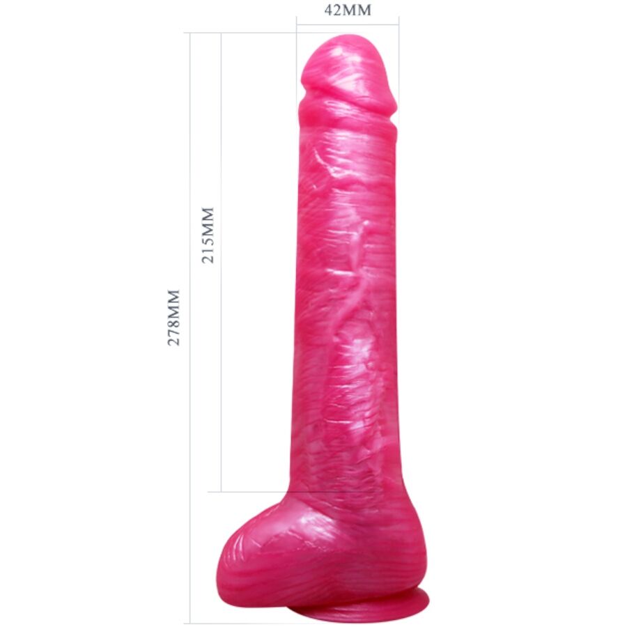 BAILE - DONG DILDO ROSA REALISTICO CON VENTOSA - immagine 5
