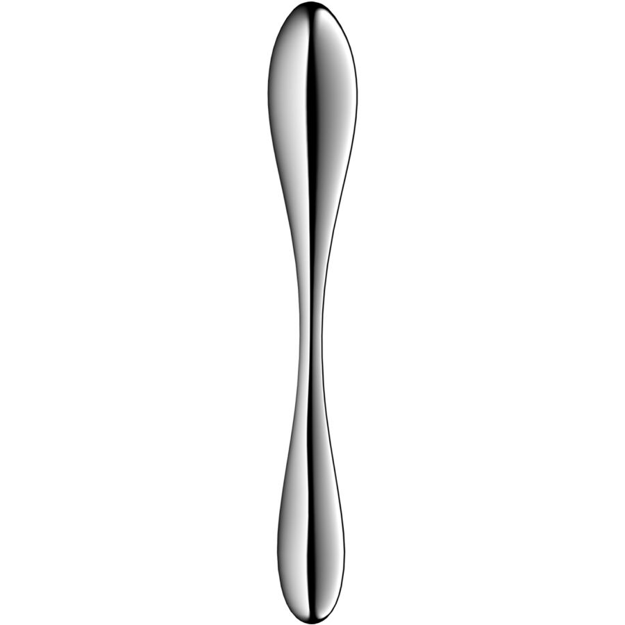 SATISFYER - DILDO A DOPPIA ESTREMITÀ IN ACCIAIO INOX STAR FORCE 3 - immagine 2