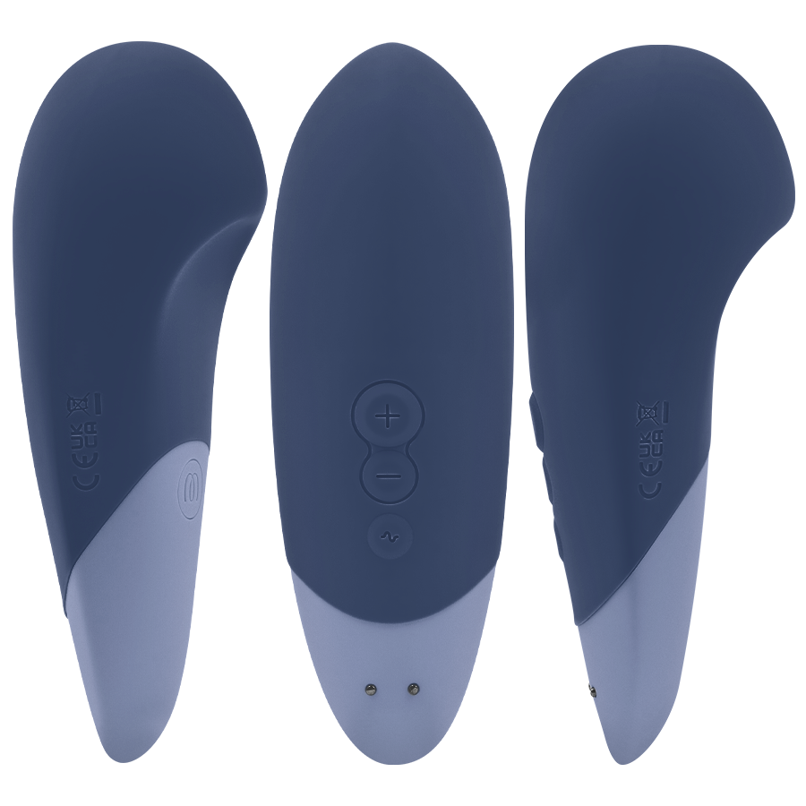 WOMANIZER - VIBE LAY-ON VIBRATORE SILENZIOSO BLU SCURO - immagine 2