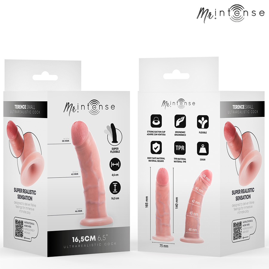 MR INTENSE - PICCOLO DILDO TERENCE 16,5 CM -Ø- 4,6 CM - immagine 3