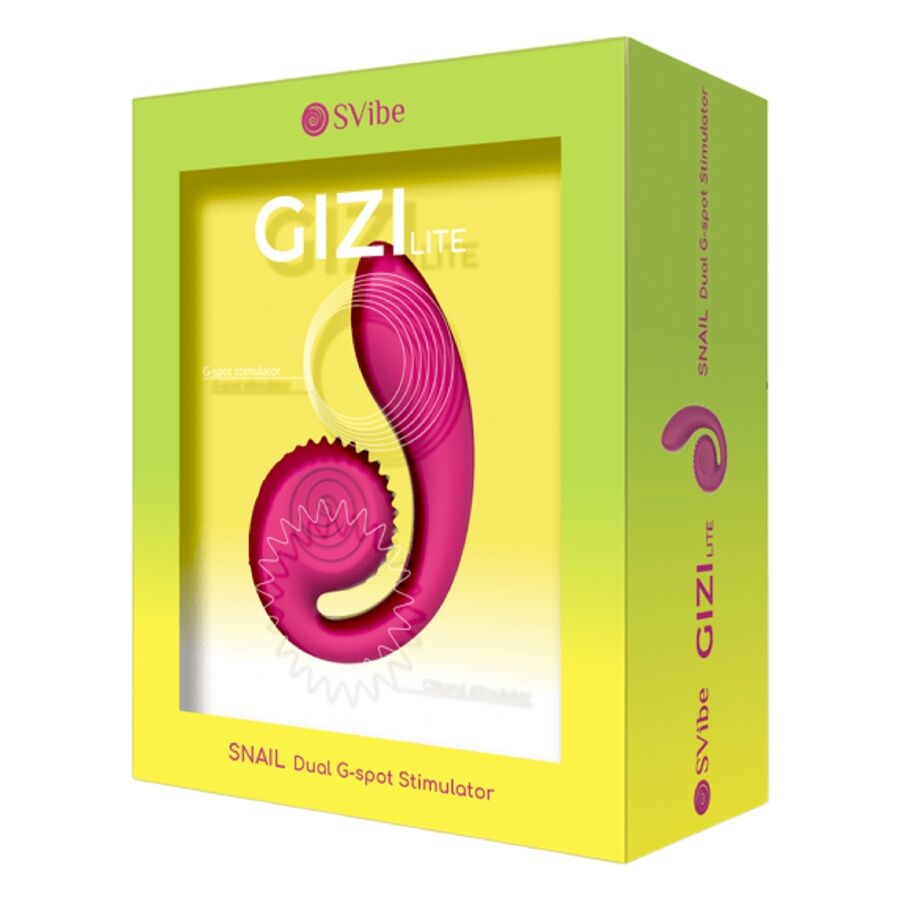 SNAIL VIBE - VIBRATORE ROSA GIZI LITE DOPPIO PUNTO G E CLITORIDEO - immagine 4