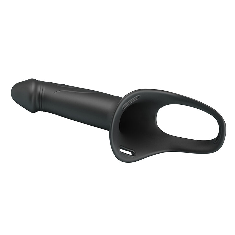 PRETTY LOVE - LANDON NERO VIBRANTE STRAP-ON - immagine 5