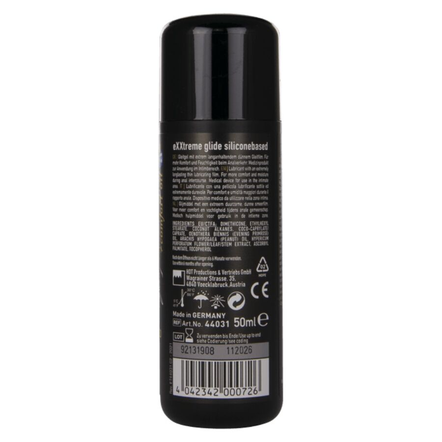 HOT - EXXTREME GLIDE LUBRIFICANTE A BASE DI SILICONE + OLIO COMFORT A+ 50 ML - immagine 2