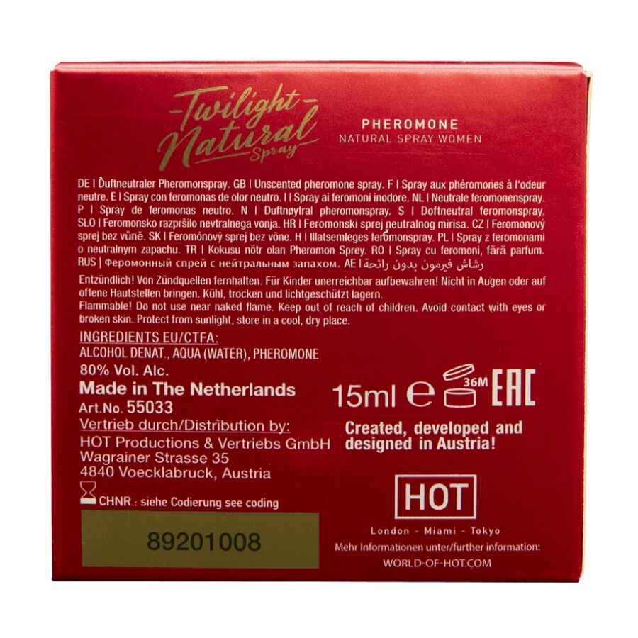 HOT - TWILIGHT PHEROMONE NATURALE DONNA 15 ML - immagine 2